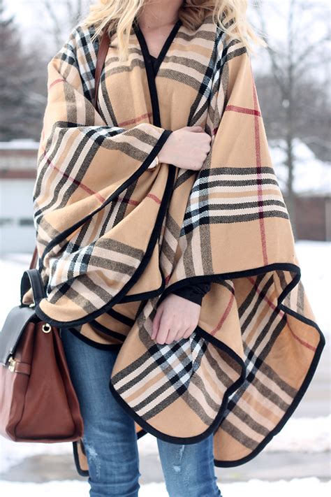 burberry fake poncho|how to authentic burberry poncho.